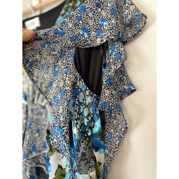 Vintage J.B.S Women's Fairy Midi Dress Size 20 Plus Size Flutter Sleeve Whimsy - Picture 10 of 16